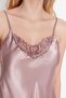 Vizon Dantelli İp Askılı Saten Şortlu Dokuma Pijama Takımı THMAW21PT0843 - 3