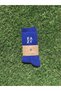 Unisex Cotton Cobalt Blue Seamless Towel Tennis Sports Socks - 3