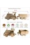 Toy Tractor - Wooden Handmade - 7