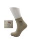 Women's Multicolored Rhinestone Patterned Half-Toe Cotton Socks 6 Pack - 4