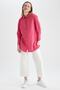 Relax Fit Basic Long Sleeve Poplin Shirt Tunic - 5