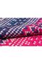 Cotton 547 Vibrant Multicolored Fuchsia Orange Woven Base Rug - 3