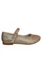Gold Glitter Girl's Evening Dress Shoes - 3