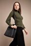 Women's Braided 4 Compartment Shoulder Bag and Handbag 4031-gd - 8
