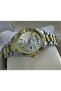 Silver Double Color Steel Men Wrist Watch - 3