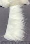 White Artificial Plush Strip Faux Fur – Tulle, Stylish Design, Women's Accessory – Tulle