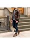 2022 Collection 1101 Men's Tan Genuine Leather Coat - 3