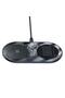 Simple 2 in 1 Wireless Charger Transparent Black