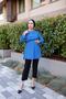 Women's Waist and Sleeve Gathered Ayrobin Tunic - 2