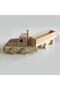 Toy Truck - Wooden Handmade - 4