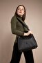 Women's Braided 4 Compartment Shoulder Bag and Handbag 4031-gd - 2