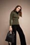 Women's Braided 4 Compartment Shoulder Bag and Handbag 4031-gd - 5