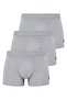 Men's 3-Piece Gray Melange Cotton Modal Boxers - 2