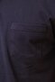 Men's Pocketed Polo Collar Navy Blue T-Shirt - 6