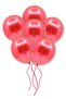 Red Colored Chrome Balloon 50 Pieces 30 Cm Incredibly Shiny Mirrored Color Vivid Birthday Party Balloon