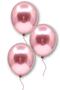Pink Colored Chrome Balloon 50 Pieces 30 Cm Incredibly Shiny Mirrored Color Vivid Birthday Party Balloon - 3