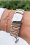 Rose Silver Color Women's Wristwatch - 3