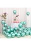 Green Color Chrome Balloon 50 Pieces 30 Cm Very Shiny Vivid Party Safari Animals Birthday Balloon - 8