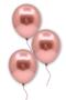 Rose Gold Colored Chrome Balloon 50 Pcs 30 Cm Bachelorette Party Bride To Be Birthday Balloon Ornament - 3