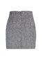 Black A-line Stamp Fabric Mini Woven Skirt TWOAW23ET00051 - 8