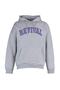Gri Oversize/Geniş Kesim Kapüşonlu İçi Polar/Sıcak Tutan Unisex Sweatshirt TMNAW22SW1462 - 7