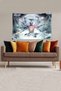 Multicolor Yoga Master Patterned Stain Resistant Velvet Fabric Wall Covering Wall Carpet Tapestry - 3