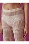 Knit Detailed Wide Leg Trousers - 5