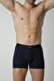 Men's Navy Blue Cotton Lycra 3-Piece Boxers - 7