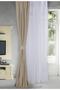 Background Curtain Beige Color 1-2 Sparse Pleat - 2