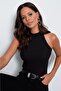 Women's Black Camisole Sleeveless Blouse Yİ1566 - 2