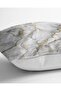 Modern Marble Patterned Digital Printed Pillow Cushion Cover - 3