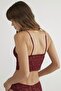 Women's Burgundy Luna Bralet - 4