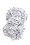 New Year 4 Pieces Silver Thick Glitter Tassel Ornament 2 Meters
