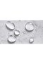 Bathroom Curtain 1X180X200 Single Wing Shower Curtain Ring Shower Curtain Stone and Reed - 5
