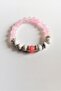 Women's Pink Quartz, Howlite Bracelet - 2