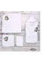 Baby Boy Bathrobe and Bamboo Set - Newborn Tasmanian White