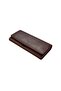 Women's Brown Handmade Genuine Leather Wallet with Cell Phone Compartment - 2