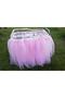 Fluffy Crystal Tutu Tulle Incubator Skirt 30 M2- Pink Color - 3