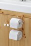 Hanging Refillable Toilet Paper Holder for Cabinet Door Chrome Sf282