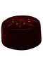 Burgundy Skullcap,Coloured Skullcap,Burgundy Fes T066