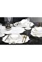 RUNNER LISA EMBROIDERED LINEN EFFECT (STONE) - 2