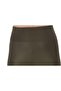 High Waist - Wide Belted Recovery Disco Knitted Leggings - Khaki - 9