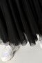 Black Layered Tulle Skirt - 4