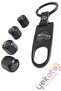 Jaguar 1St Quality Metal Keychain and Valve Cap Set