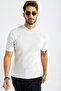 Men's Crew Neck Ribbed Short Sleeve Thin Knitwear Sweater 21w301 - 5