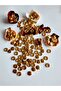 12.5 Mm 4 Holes Gold Metallized Button 20 Pack