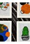 30x20cm Set of 4 Printed Paintings for Embroidery Punch - 3