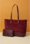 Kamı Bordeaux Shopper - 4