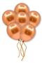 Copper Color Chrome Balloon 10 Pieces 30 Cm Incredibly Shiny Mirrored Color Vivid Birthday Party Balloon - 2
