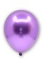 Purple Colored Chrome Balloon 10 Pieces 30 Cm Incredibly Shiny Mirrored Color Vivid Birthday Party Balloon - 4